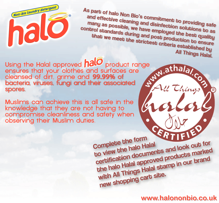 halo Non Bio halal certified
